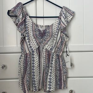 japra colorful tee, size xs, NWT
